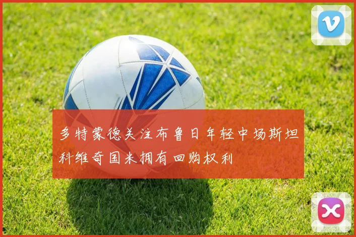 多特蒙德关注布鲁日年轻中场斯坦科维奇国米拥有回购权利